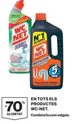 El Corte Inglés Wc-net en tots els productes oferta