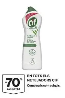 El Corte Inglés Cif en tots els netejadors oferta