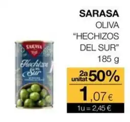 Plusfresc Sarasa oliva hechizos del sur oferta