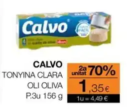 Plusfresc Calvo tonyina clara oli oliva oferta