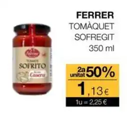 Plusfresc Ferrer tomàquet sofregit oferta