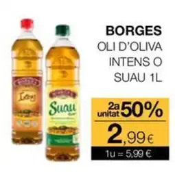 Plusfresc Borges oli d'oliva intens o suau oferta