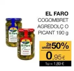 Plusfresc El Faro cogombret agredolç o picant oferta