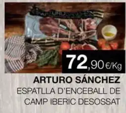 Plusfresc Arturo Sánchez espatlla d'enceball de camp ibèric desossat oferta