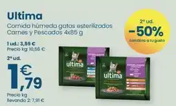 Clarel Última - comida humeda gatos esterilizados carnes y pescados oferta