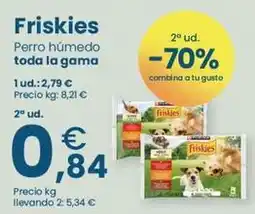Clarel Friskies - perro humedo toda la gama oferta