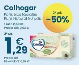 Clarel Colhogar - panuelos faciales pure natural oferta