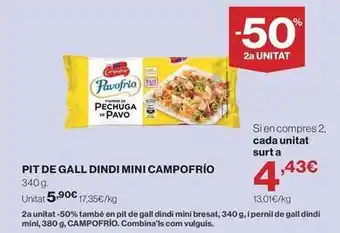 Campofrío - pit de gall dindi mini