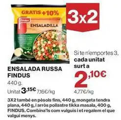 Hipercor Findus - ensalada russa oferta
