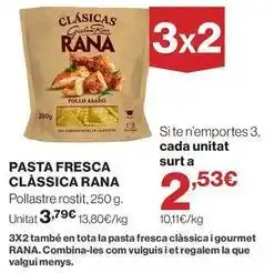 Hipercor Rana - pasta fresca clássica oferta