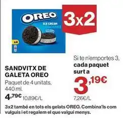 Hipercor Oreo oferta