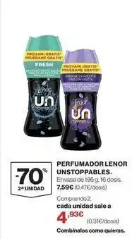 El Corte Inglés Lenor - perfumador unstoppables oferta