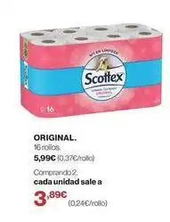 El Corte Inglés Scottex - original oferta