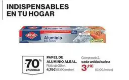 El Corte Inglés Albal - papel de aluminio oferta