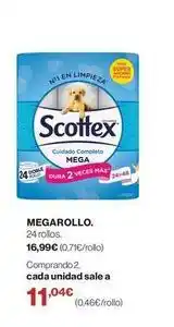 El Corte Inglés Scottex - megarollo oferta