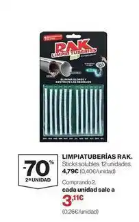 El Corte Inglés Bic - limpiatuberias oferta