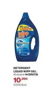El Corte Inglés Wipp - detergent liquid gel oferta