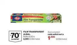El Corte Inglés Albal - film transparent oferta