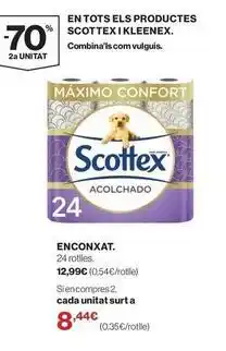 El Corte Inglés Scottex - en tots els productes oferta