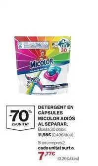 El Corte Inglés Micolor - detergent en capsules oferta