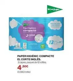 El Corte Inglés El corte inglés - paper higienic compacte oferta