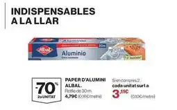 El Corte Inglés Albal - paper d'alumini oferta