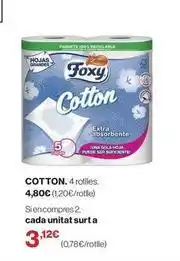 El Corte Inglés Foxy - cotton oferta