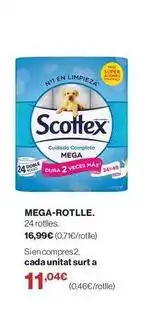 El Corte Inglés Scottex - mega-rotlle oferta