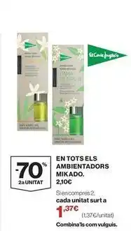 El Corte Inglés Mikado - en tots els ambientadores oferta