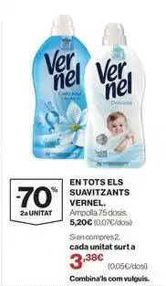 El Corte Inglés Vernel - en tots els suavizants oferta