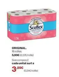 El Corte Inglés Scottex - original oferta