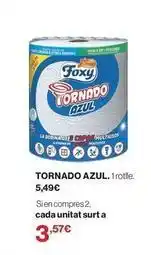 El Corte Inglés Foxy - tornado azul oferta