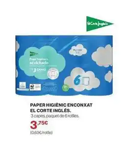 El Corte Inglés El corte inglés - paper higienic enconxat oferta