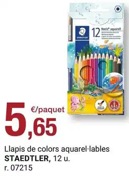BonpreuEsclat Staedtler - llapis de colors aquarel.labls oferta