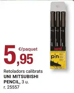 BonpreuEsclat Mitsubishi - retoladors calibrats uni pencil oferta