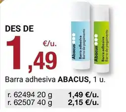 BonpreuEsclat Abacus - barra adhesiva oferta