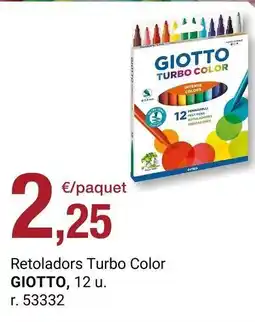 BonpreuEsclat Giotto - retoladors turbo color oferta