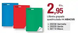 BonpreuEsclat Abacus - llibreta grapada quadriculada a4 oferta