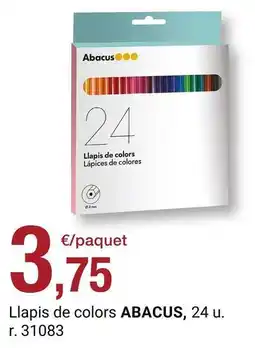 BonpreuEsclat Abacus - llapis de colors oferta