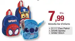 BonpreuEsclat Stitch - motxilla llar d'infants oferta