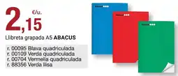BonpreuEsclat Abacus - llibreta grapada a5 oferta