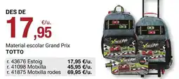 BonpreuEsclat Totto - material escolar grand prix oferta