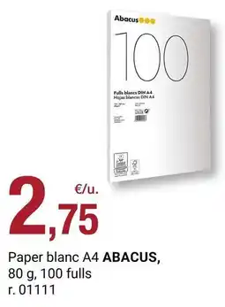 BonpreuEsclat Abacus - paper blanc a4 oferta