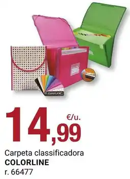 BonpreuEsclat Colorline - carpeta classicadora oferta