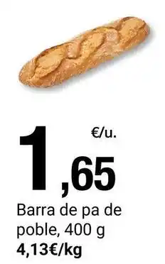 BonpreuEsclat Barra de pa de poble oferta