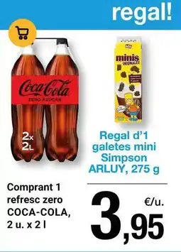 BonpreuEsclat Coca-cola - regal d' 1 galetes mini oferta