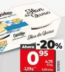 Dia Dia caprichoso - flan de queso oferta