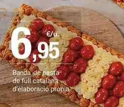 BonpreuEsclat Banda de pasta de full catalana d'elaboració pròpia oferta