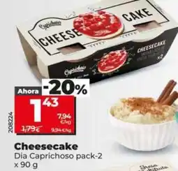 Dia Dia caprichoso - cheesecake oferta