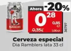 Dia Dia ramblers - cerveza especial oferta